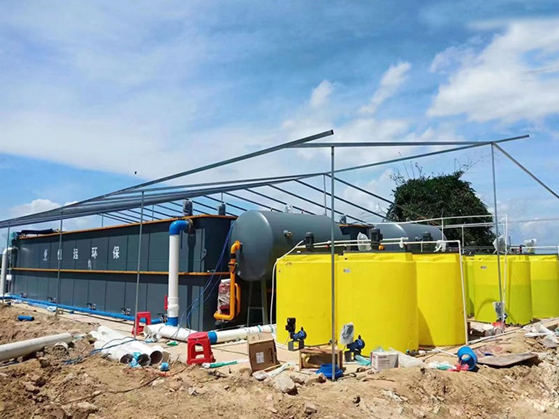 海南陵水牛蛙養殖廢水處理項目